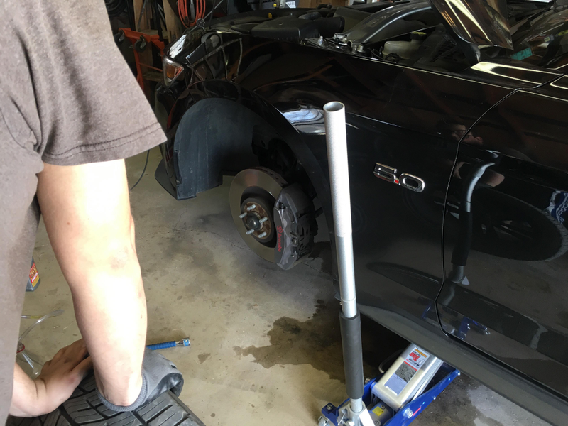 No, that’s definitely not a puddle of brake fluid underneath the car...